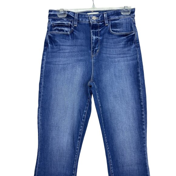 L’Agence Mira Ultra High Rise Bootcut Cropped Jeans in Hampton Size 28 - Picture 2 of 13